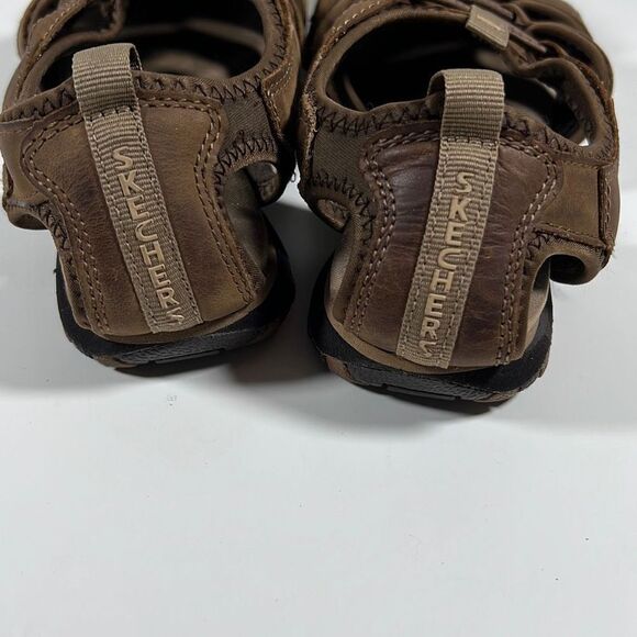 Skechers Air Comfort Leather Waterproof Hiking Walking Sandals Shoes Brown US 6 main image 7